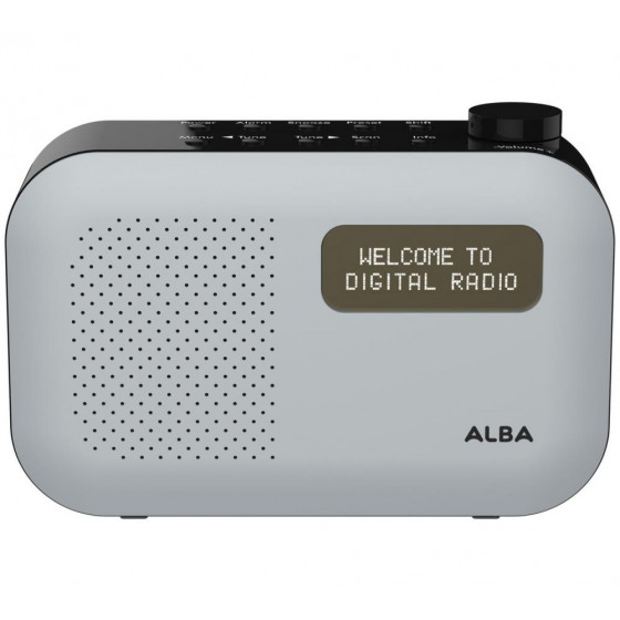 Alba Mono DAB Radio - Grey (Unit Only)