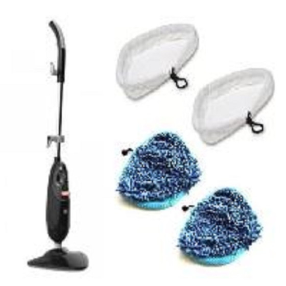 Vax S87-CX1-B Steam Cleaner Mop 1400W - Black with 4 Mop Pads