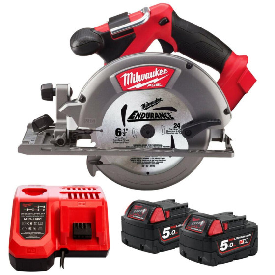 Milwaukee M18CCS55-502X 18v Fuel 165mm Circular Saw