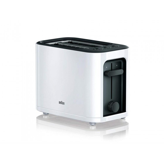 Braun PurEase HT3000 Toaster - Black & White