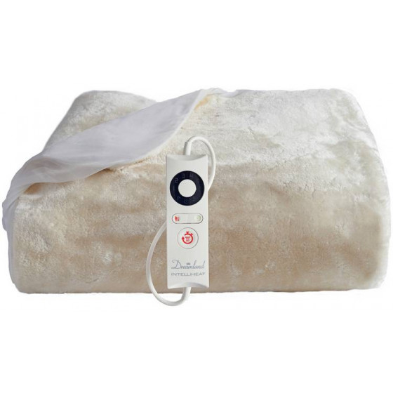 Dreamland Intelliheat Faux Fur Mattress Protector - Single