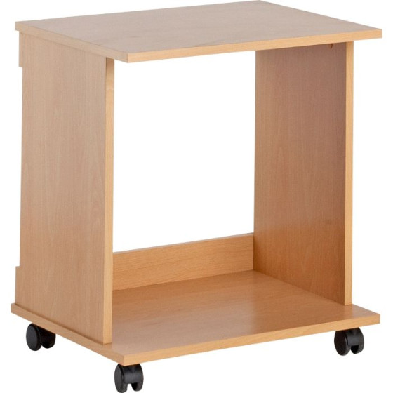 Office Storage Trolley - Beech Effect