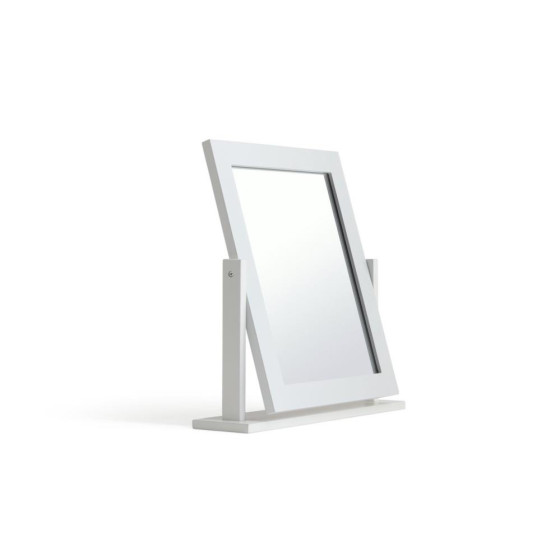 Argos Home Square Dressing Table Mirror - White (Slight Chip On Mirrors Corner)