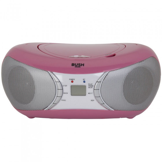 Bush Bluetooth Boombox - Pink (Unit Only)