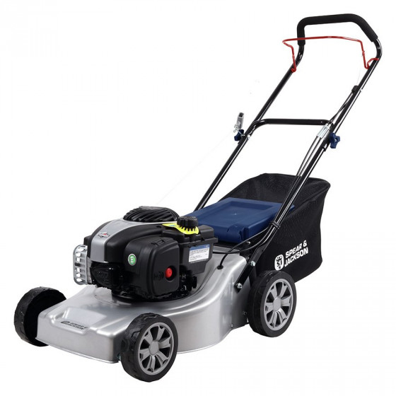 Spear & Jackson 41cm Hand Push Petrol Rotary Lawnmower - 125cc