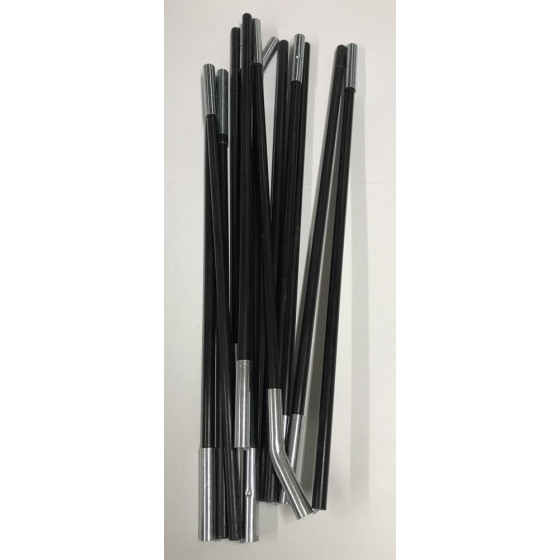 Replacement Black Colour Coded Pole For Trespass 8 Man 2 Room Tent - 6169828