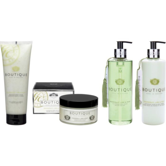 Boutique Grapefruit, Lime Mint Bath and Body Care Set