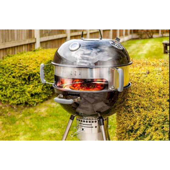 Bar-Be-Quick Charcoal Kettle BBQ & Pizza Oven - Black