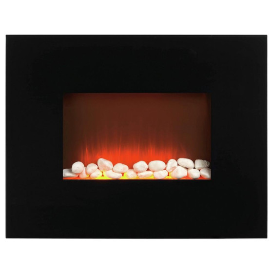 Beldray Pollensa 2kw Electric Wall Hung Fire - Black