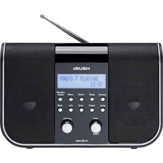 Bush Bullet DAB Radio - Black