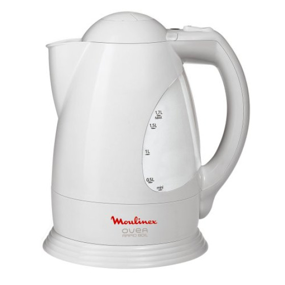 Moulinex Ovea BAB1P1 Rapid Boil Kettle, White, 1.7 Litres 