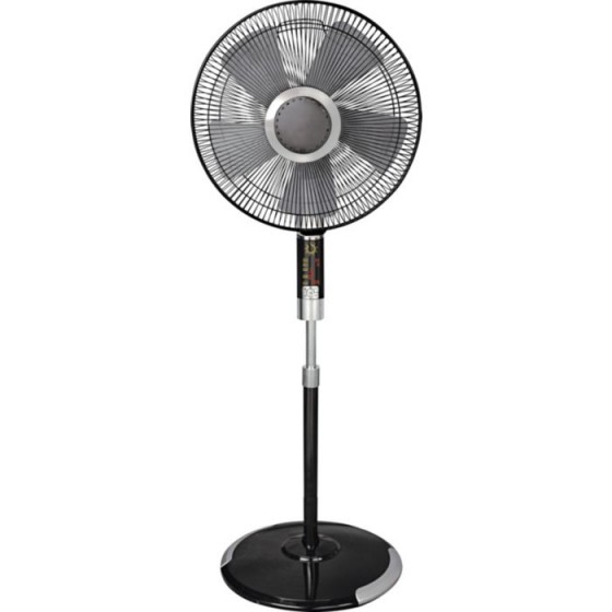 Challenge Black Oscillating Pedestal Fan (No Remote Control)
