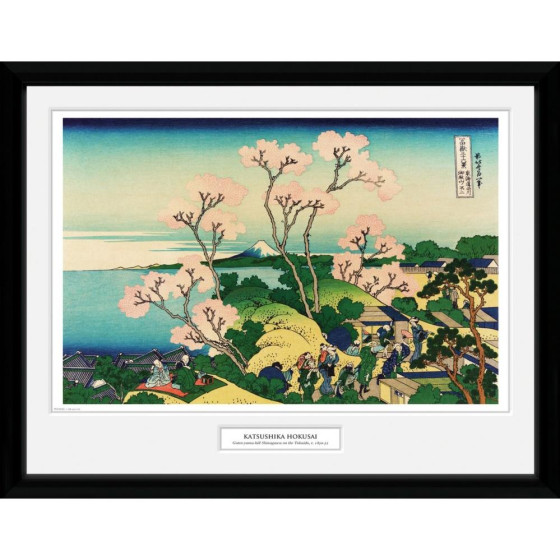 Japanese Art Goten-Yama Hill, Shinagawa on the Tokaido by Katsushika Hokusai  -30x40cm