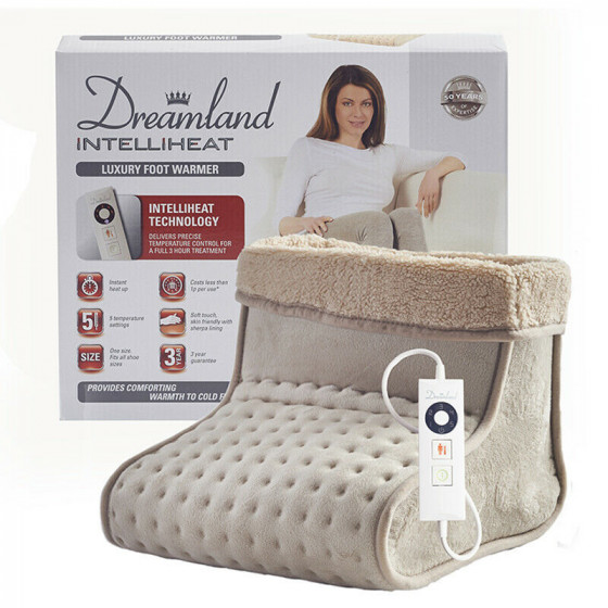 Dreamland 16466 Intelliheat Foot Warmer - 5 Heat Settings