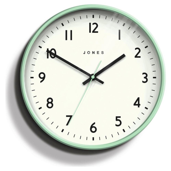 Jones Jam Wall Clock Neo - Mint