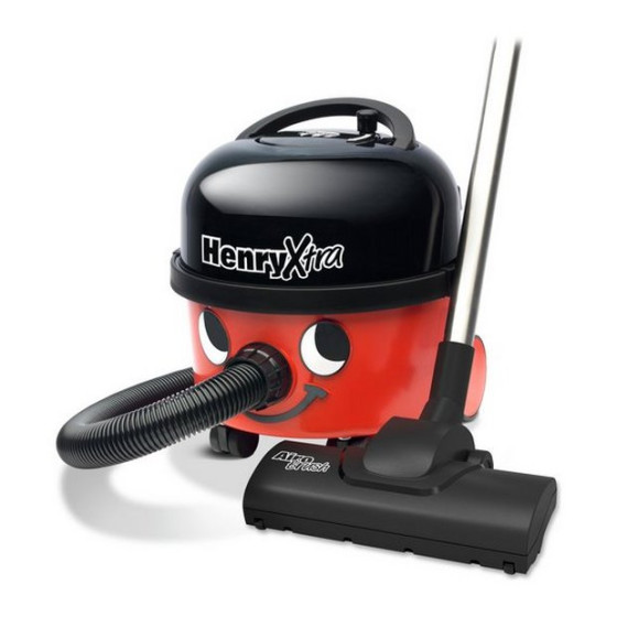 Numatic Henry HVX200-12 Xtra Bagged Cylinder Vacuum Cleaner - Red