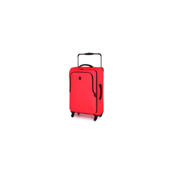 IT Luggage World's Lightest Medium 4 Wheel Suitcase - Red