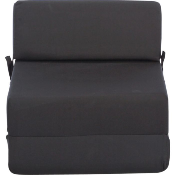 Single Chair Bed Sofa - Black