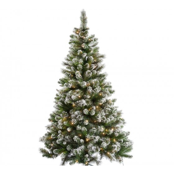 Pre Lit Snow Tipped Christmas Tree with 180 Lights - 6ft (No Base)