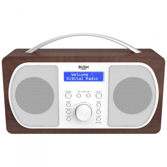 Bush DAB Radio - Walnut (Mains Powered Only)