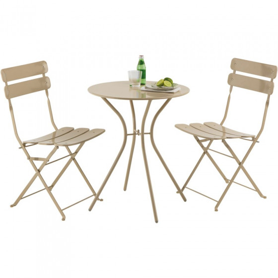 Garden Bistro Furniture Set - Stone Colour