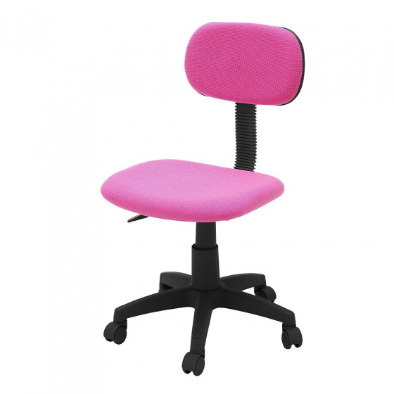 ColourMatch Gas Lift Adjustable Office Chair - Pink