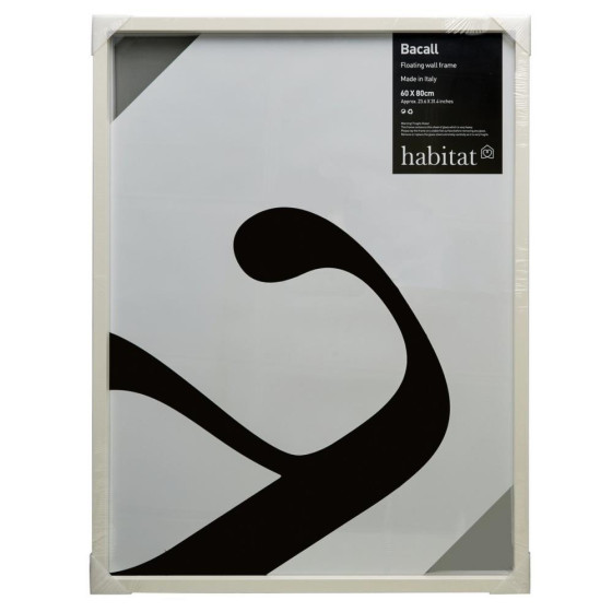Habitat 60 x 80cm Bacall Picture Frame - White