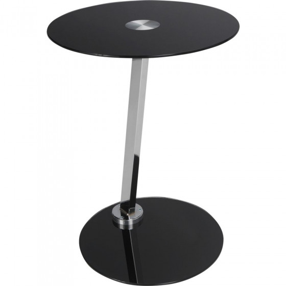 Laptop Table - Black Glass