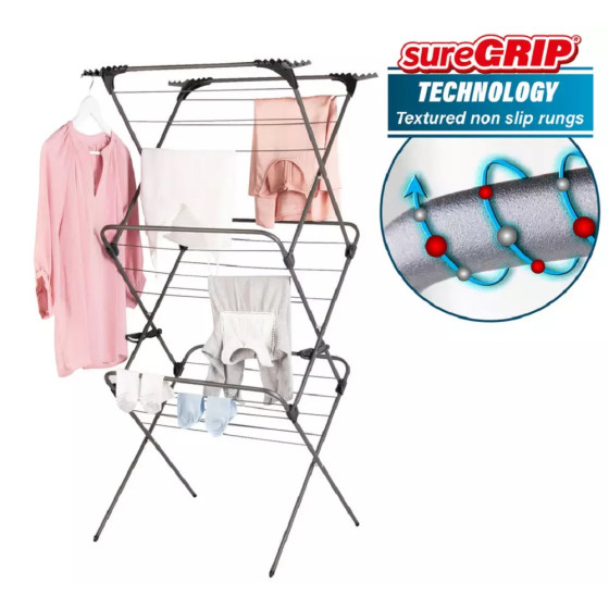 Minky Sure Grip 21m 3 Tier Indoor Airer