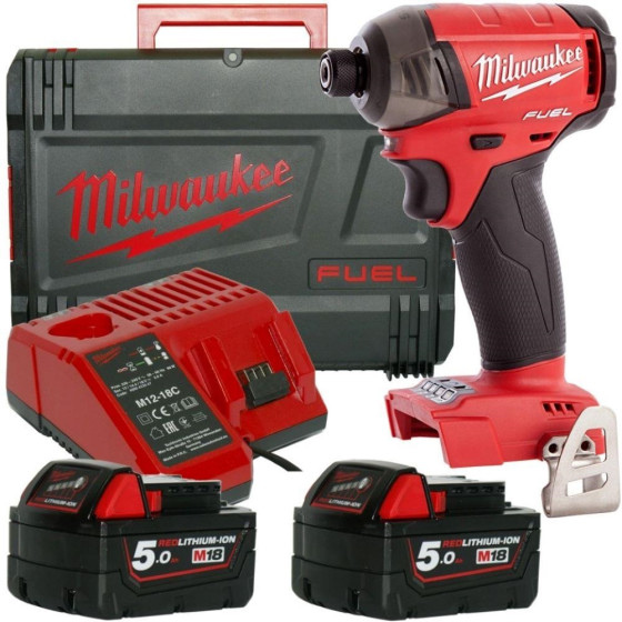 Milwaukee M18FQID-502X 18v Li-ion Fuel Quiet Impact Driver