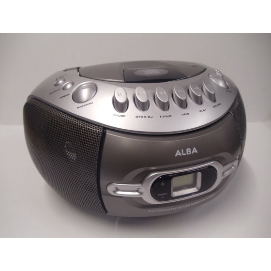 Alba CD Boombox and Cassette Player
