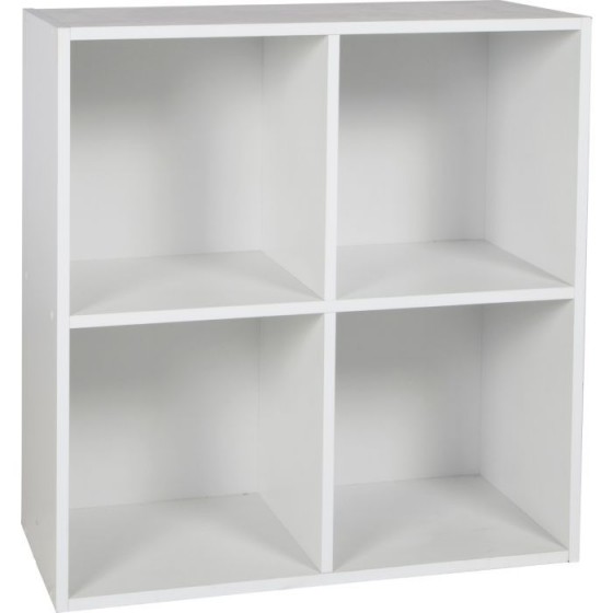 Phoenix 2 x 2 Cube Storage Unit - White (Slight Damage To Shelves)