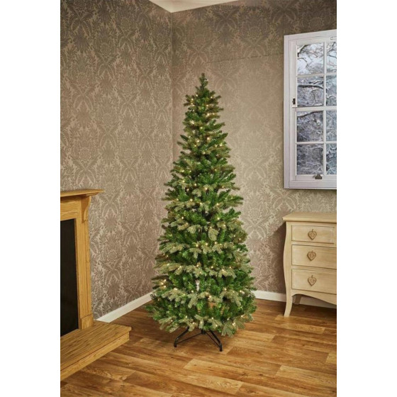 Premier Decorations 6ft Campbell Spruce Pre-Lit Christmas Tree - Green