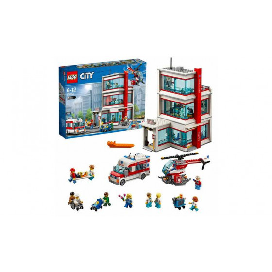 Lego City 60204 Town Hospital Building Set - Light Bricks