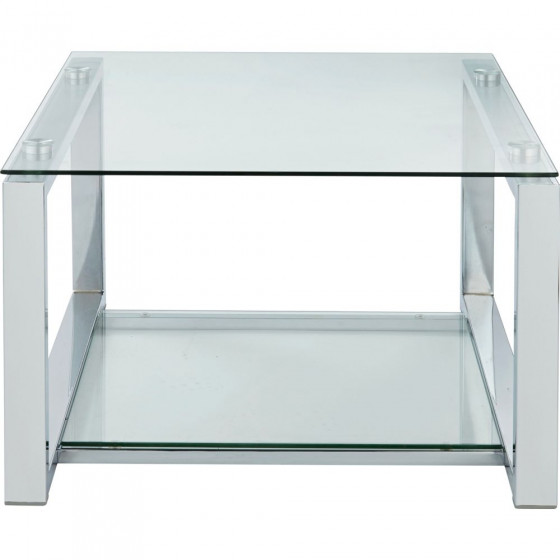 Seattle Coffee Table - Glass and Metal