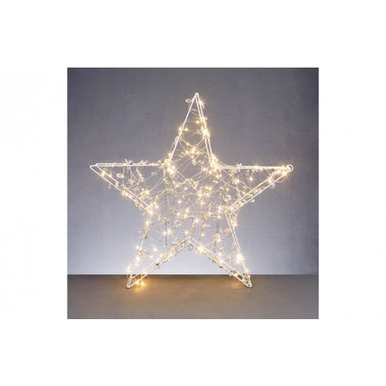 Premier Decorations 58x58cm LED Copper Star Light