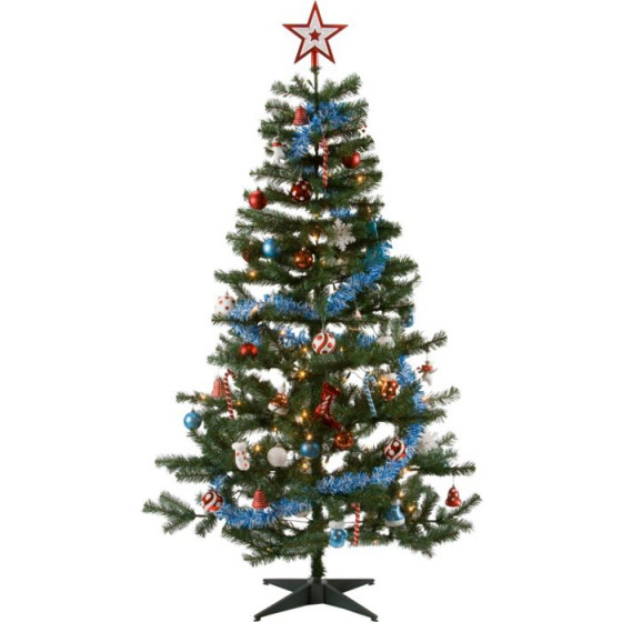 Green Ready to Dress North Pole Christmas Tree - 6ft