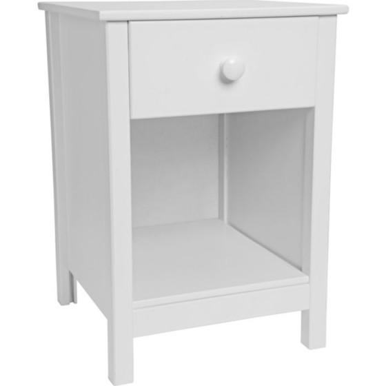 Kids Scandinavia Bedside Chest - White
