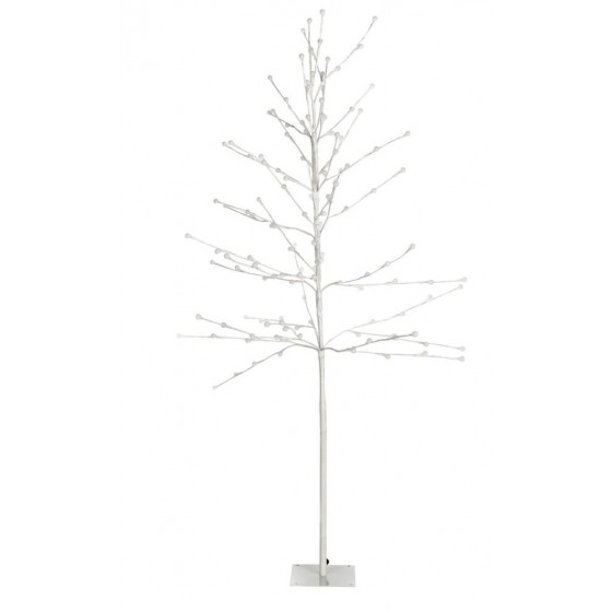 Home 5ft Multi-Function Berry Lights Christmas Tree - White