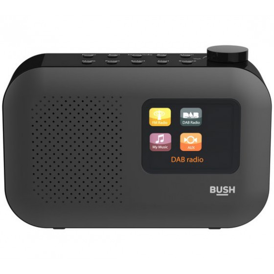 Bush Colour Screen DAB Radio - Black