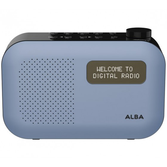 Alba Mono DAB Radio - Blue