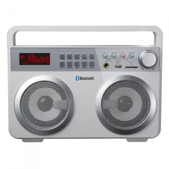 Bush High Power Bluetooth Boombox - White