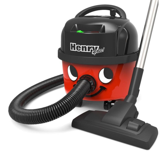 Numatic Henry HRP200-11 Plus Bagged Cylinder Vacuum Cleaner - Red