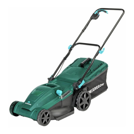 McGregor MER1940 40cm Corded Rotary Lawnmower - 1900W (C Grade)