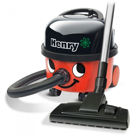 Numatic HVR200 Henry Bagged Cylinder Vacuum Cleaner Red & Black