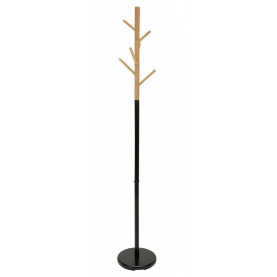 Home Wooden Coat Stand - Black