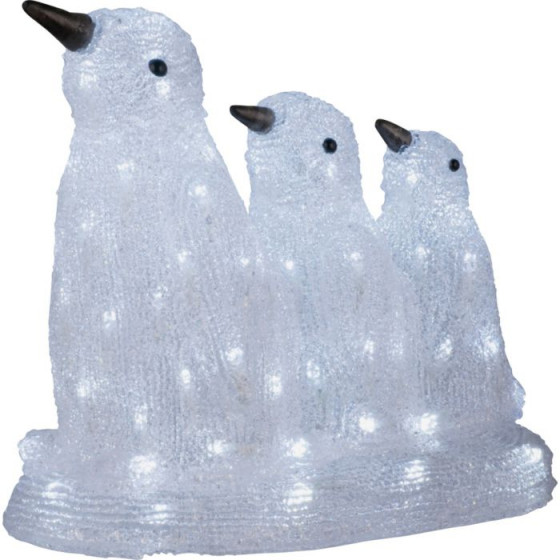 Family of 3 Penguins Christmas Decoration