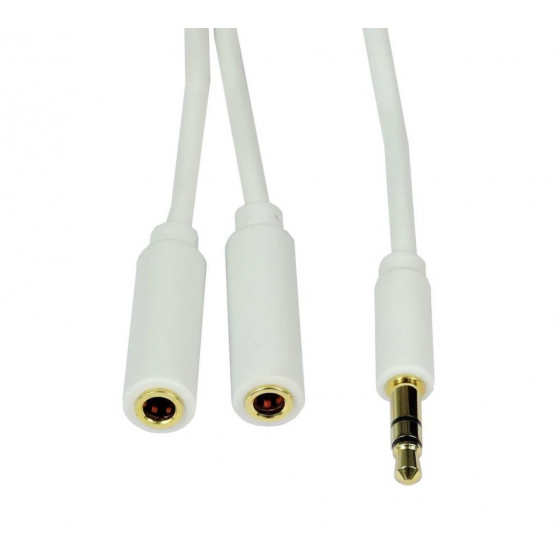 Headphones Splitter - White