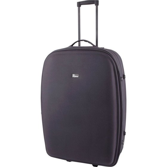 Go Explore Large 2 Wheel Suitcase - Grey