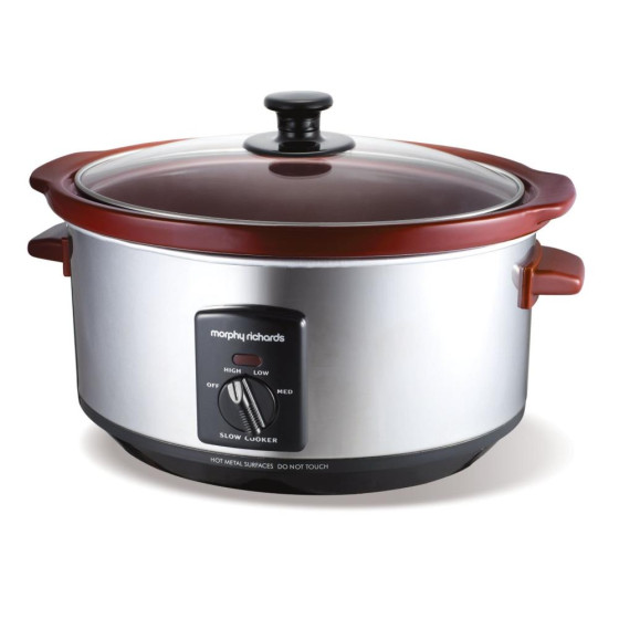 Morphy Richards Burgundy Slow Cooker 3.5Litre 48720